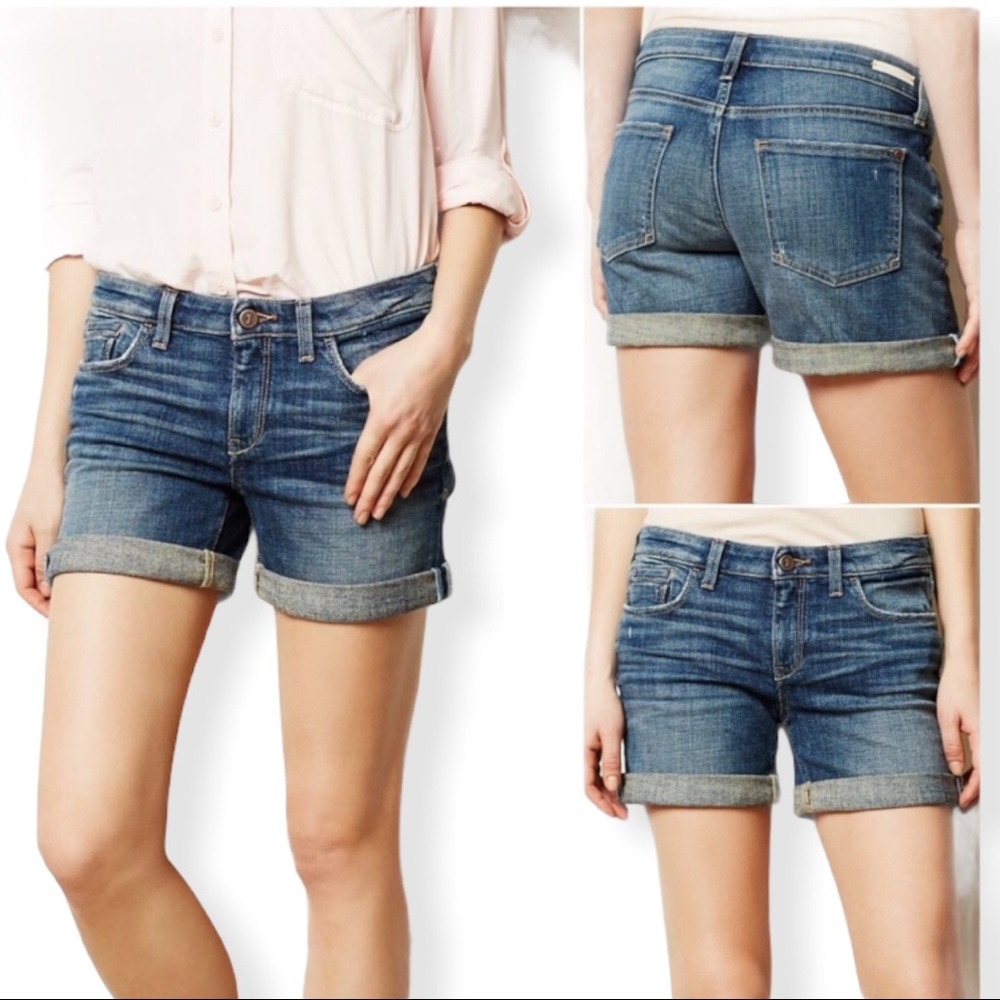 PILCRO & THE LETTERPRESS Anthropologie Denim Shorts Size 26 - Picture 1 of 10